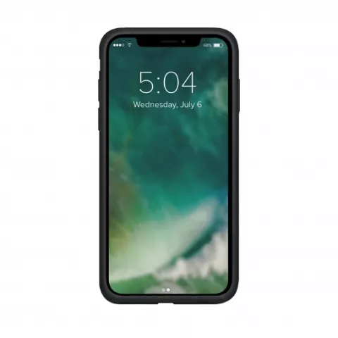 Xqisit Silikonh&uuml;lle Anti Bac Silikonh&uuml;lle Kompatibel mit iPhone 12 Pro Max - Schwarz