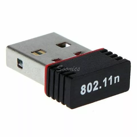 WiFi Dongle Stick USB-Netzwerkadapter Wireless Wireless 802.11n - Schwarz