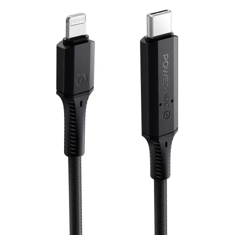 Spigen PowerArc Ladekabel USB-C auf Lightning MFi Ladeger&auml;t 100W PD - Schwarz