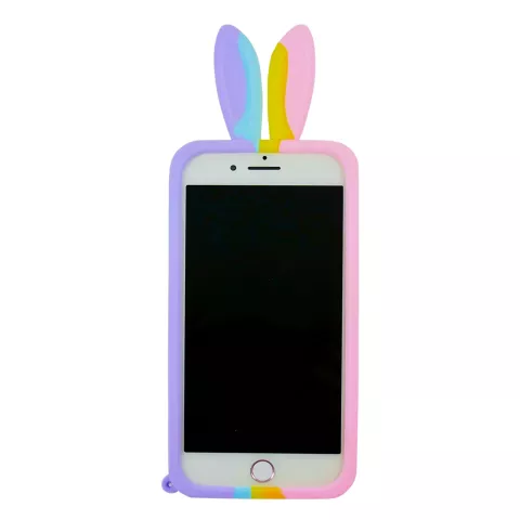 Bunny Pop Fidget Bubble Silikonh&uuml;lle f&uuml;r iPhone 7, iPhone 8 und iPhone SE 2020 SE 2022 - Bunt