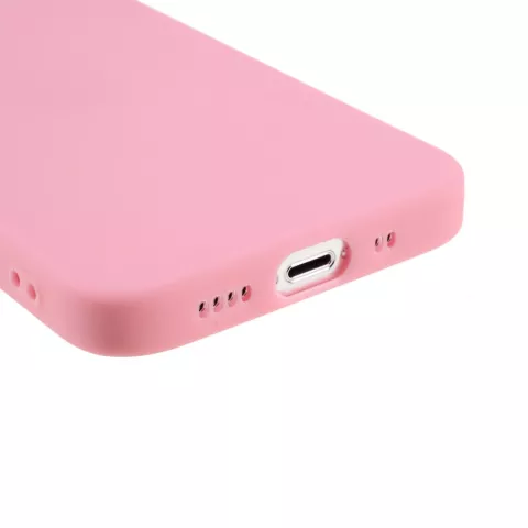 Schlanke TPU-H&uuml;lle f&uuml;r iPhone 13 - rosa
