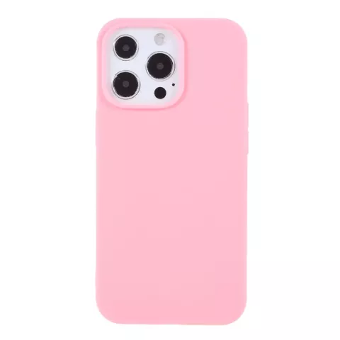 Schlanke TPU-H&uuml;lle f&uuml;r iPhone 13 Pro - rosa