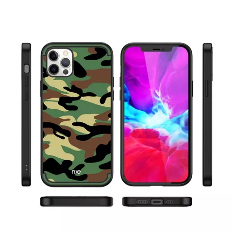 Army TPU Army Print H&uuml;lle f&uuml;r iPhone 13 Pro Max - gr&uuml;n