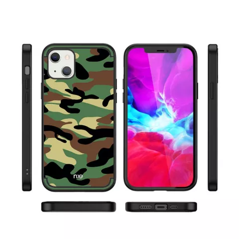 Army TPU Army Print H&uuml;lle f&uuml;r iPhone 13 mini - gr&uuml;n