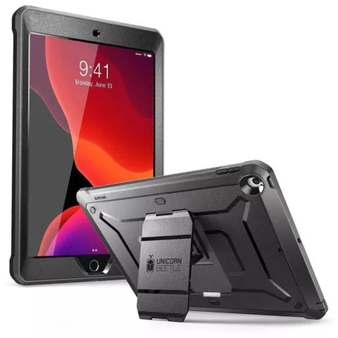 Supcase Unicorn Beetle H&uuml;lle Kompatibel mit iPad 10.2 (2019 2020 2021) - Schwarz