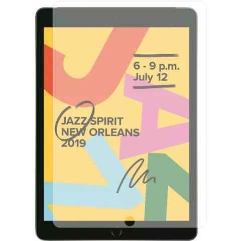 Just in Case Glas Displayschutzfolie f&uuml;r iPad 10.2 (2019 2020 2021) - transparent