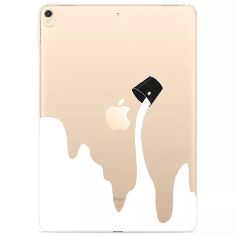 Just in Case Slim TPU One Paint Bucket Case f&uuml;r iPad 10.2 (2019 2020 2021) - Transparent