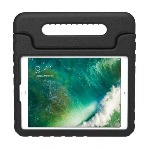 Just in Case Kids Case Stand EVA-H&uuml;lle Kompatibel mit iPad 9.7 (2017 2018) - Schwarz