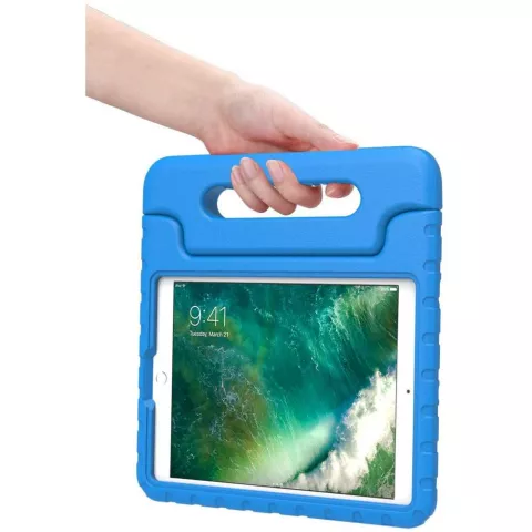Just in Case Kids Case Stand EVA-H&uuml;lle Kompatibel mit iPad Air 1 &amp; iPad Air 2 - blau
