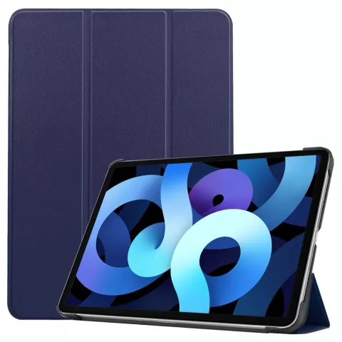 Just in Case Smart Tri-Fold Kunstlederh&uuml;lle f&uuml;r iPad Air 4 10.9 2020 &amp; iPad Air 5 2022 - Blau