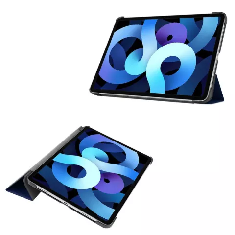 Just in Case Smart Tri-Fold Kunstlederh&uuml;lle f&uuml;r iPad Air 4 10.9 2020 &amp; iPad Air 5 2022 - Blau