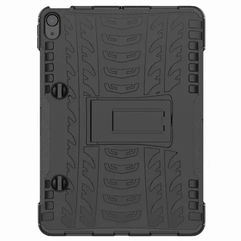 Just in Case Rugged Hybrid PU und TPU Cover f&uuml;r iPad Air 4 10.9 2020 &amp; iPad Air 5 2022 - Schwarz