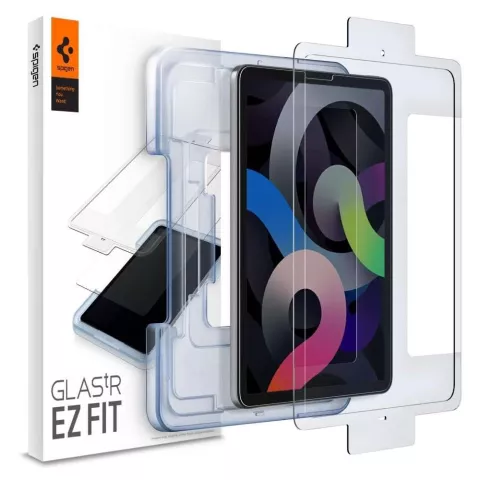 Spigen Glass + Frame Displayschutzfolie Kompatibel mit iPad Air 4 10.9 2020 &amp; iPad Air 5 2022 &amp; iPad Pro 11 2018 2020 2021