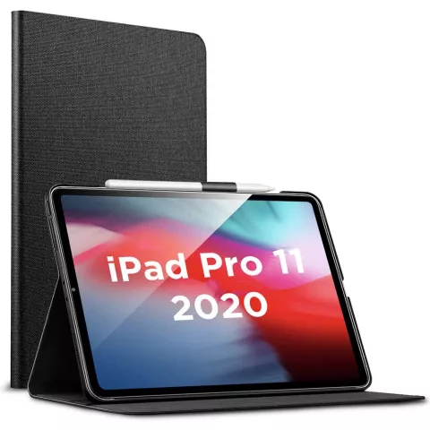 ESR Simplicity Holder Kunstlederh&uuml;lle f&uuml;r iPad Pro 11 (2018 2020 2021 2022) - Schwarz