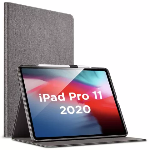 ESR Simplicity Holder Kunstlederh&uuml;lle f&uuml;r iPad Pro 11 (2018 2020 2021 2022) - Grau