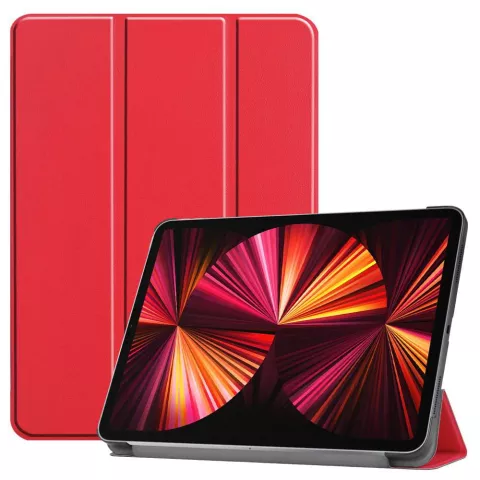 Just in Case Smart Tri-Fold H&uuml;lle f&uuml;r iPad Pro 11 (2018 2020 2021 2022) - Rot