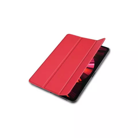 Just in Case Smart Tri-Fold Kunstleder Cover Kompatibel mit iPad Pro 11 (2018 2020 2021 2022) - rot
