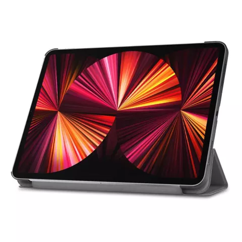 Just in Case Smart Tri-Fold Kunstleder Cover Kompatibel mit iPad Pro 11 (2018 2020 2021 2022) - Grau