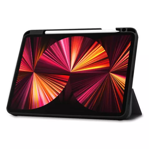 Just in Case Smart Tri-Fold Kunstlederh&uuml;lle Kompatibel mit iPad Pro 11 (2018 2020 2021 2022) - Schwarz