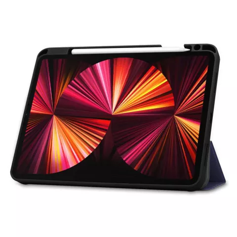 Just in Case Smart Tri-Fold Kunstlederh&uuml;lle Kompatibel mit iPad Pro 11 (2018 2020 2021 2022) - Blau