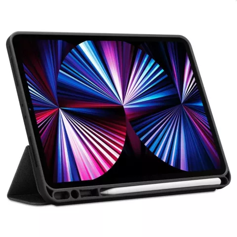 Spigen Urban Fit Kunstlederh&uuml;lle Kompatibel mit iPad Pro 11 (2018 2020 2021 2022) - Schwarz