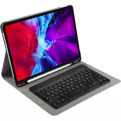 Just in Case Slimline Bluetooth Tastatur Kunstlederh&uuml;lle f&uuml;r iPad Pro 12.9 (2020) - Schwarz