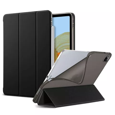 ESR Rebound TPU- und Kunstlederh&uuml;lle Kompatibel mit iPad Pro 12.9 (2021 2022) - Schwarz