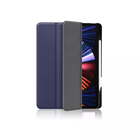 Just in Case Smart Tri-Fold H&uuml;lle f&uuml;r iPad Pro 12.9 (2021 2022) - Blau