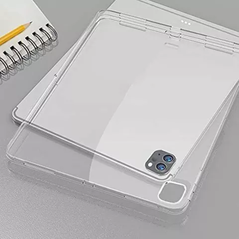 Just in Case Soft TPU Cover f&uuml;r iPad Pro 12.9 (2021 2022) - Transparent
