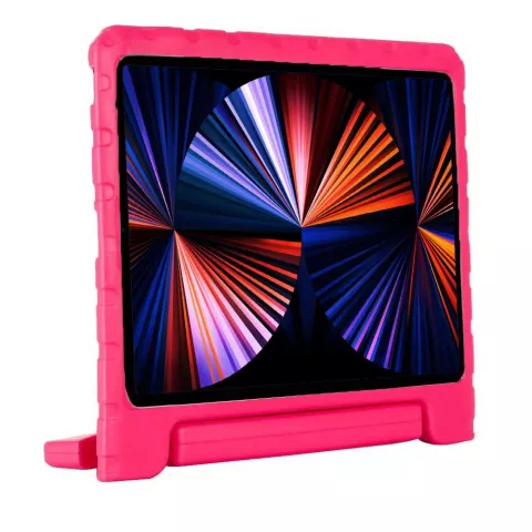 Just in Case Kids Case Stand EVA-Abdeckung Kompatibel mit iPad Pro 12.9 (2018 2020 2021 2022) - Rosa