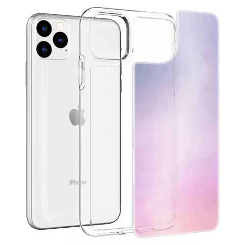 Spigen Hybrid Quartz TPU Air Cushion H&uuml;lle f&uuml;r iPhone 11 Pro - Transparent Lila