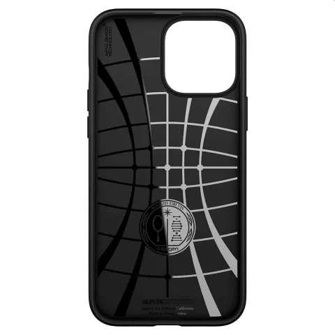 Spigen Core Armor TPU mit Air Cushion H&uuml;lle Kompatibel mit iPhone 13 Pro Max - Schwarz