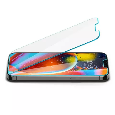 Spigen Glas tR Slim Displayschutzfolie Kompatibel mit iPhone 13 und iPhone 13 Pro - transparent