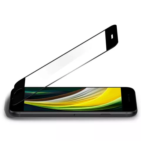 Spigen AlignMaster Full Cover Glass + Frame Displayschutzfolie Kompatibel mit iPhone 7, 8 und SE 2020 SE 2022