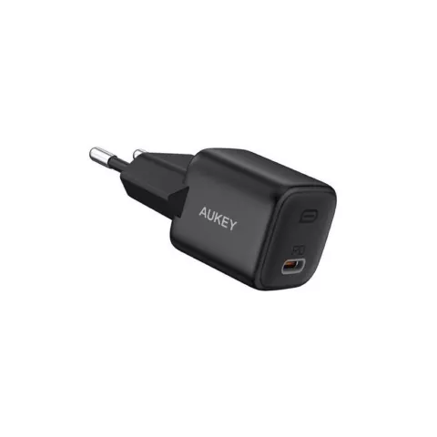 Aukey Adapter USB-C Ladeger&auml;t PD 3.0 Netzteil 20W - Schwarz