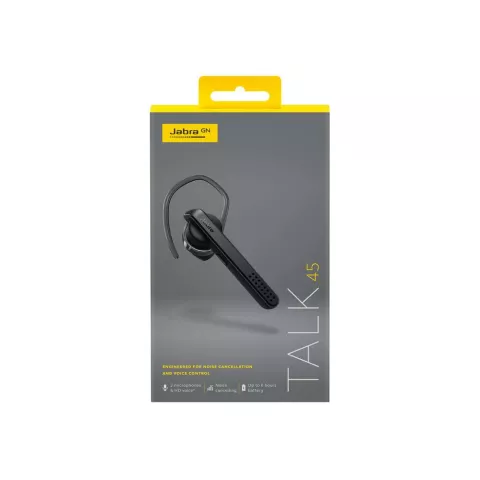 Jabra Talk 45 Bluetooth Mono-Ohrh&ouml;rer Schwarz