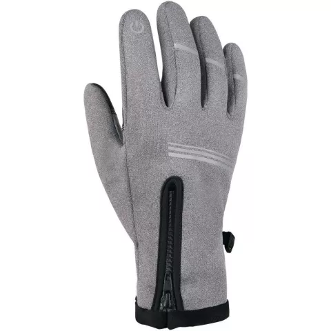 WHEEL UP Touchscreen-Handschuhe - spritzwassergesch&uuml;tzt - Grau, Gr&ouml;sse XL