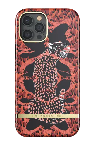Richmond &amp; Finch Amber Cheetah Solid Cheetah H&uuml;lle f&uuml;r iPhone 12 Pro Max - Orange