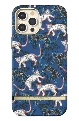 Richmond &amp; Finch Blue Leopard Solid Leopard H&uuml;lle f&uuml;r iPhone 12 Pro Max - Blau