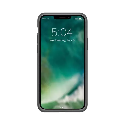 Xqisit Eco Flex Anti Bac Biologisch abbaubare H&uuml;lle f&uuml;r iPhone 13 Pro - Grau