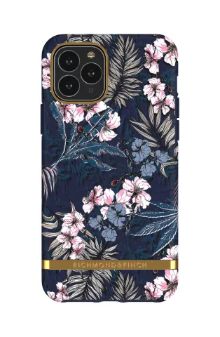 Richmond &amp; Finch Floral Jungle Flower H&uuml;lle f&uuml;r iPhone 11 Pro Max - Blau &amp; Pink