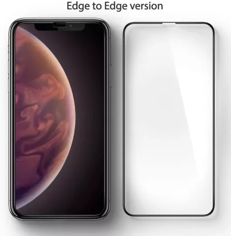 Spigen Glass FC HD Displayschutzfolie Kompatibel mit iPhone X XS und 11 Pro - Schwarz