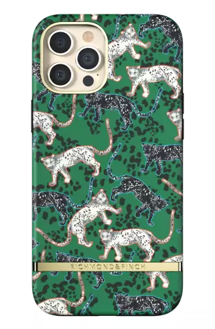 Richmond &amp; Finch Green Leopard Leopard H&uuml;lle f&uuml;r iPhone 12 Pro Max - Gr&uuml;n