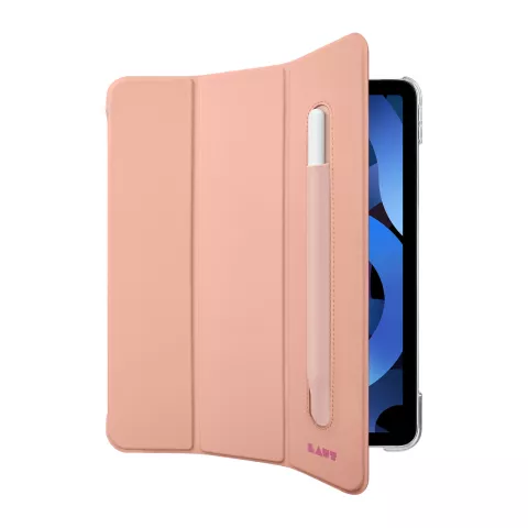 Laut Huex PU- und Kunstlederh&uuml;lle Kompatibel mit iPad Air 4 10.9 2020 &amp; iPad Air 5 2022 mit Stifthalter - Pink