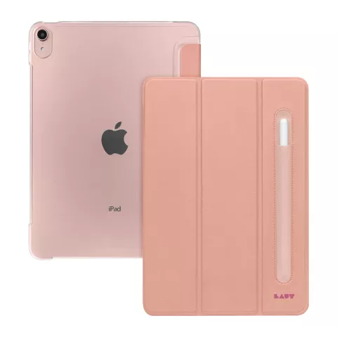Laut Huex PU- und Kunstlederh&uuml;lle Kompatibel mit iPad Air 4 10.9 2020 &amp; iPad Air 5 2022 mit Stifthalter - Pink