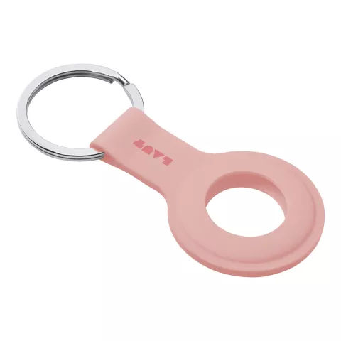 Laut Huex Silikonh&uuml;lle Kompatibel mit Apple AirTag - Pink