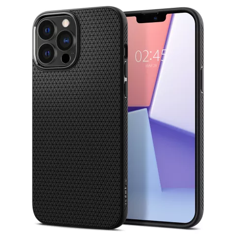 Spigen Liquid Air TPU Air Cushion H&uuml;lle f&uuml;r iPhone 13 Pro - Schwarz