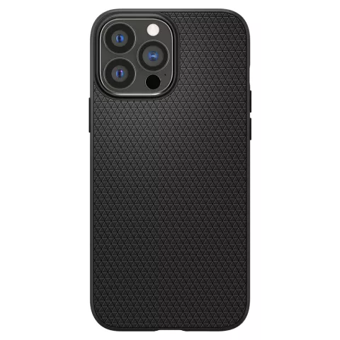 Spigen Liquid Air TPU mit Air Cushion H&uuml;lle Kompatibel mit iPhone 13 Pro - Schwarz