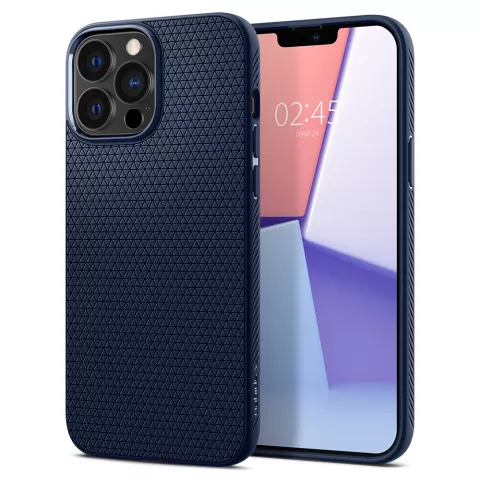Spigen Liquid Air TPU Air Cushion H&uuml;lle Kompatibel mit iPhone 13 Pro - Blau