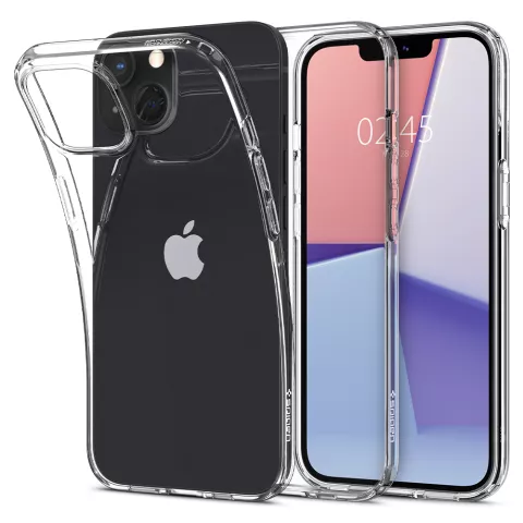 Spigen Liquid Crystal TPU Air Cushion H&uuml;lle f&uuml;r iPhone 13 mini - Transparent